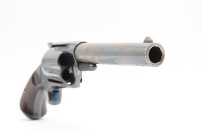 RARE Antique COLT NEW LINE .38 ETCHED PANEL Pocket Revolver w/4-INCH BARREL DOCUMENTED 4-INCH Barrel BRITISH PROOFED Handgun - Image 17 of 19