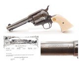 LETTERED Antique PEACEMAKER Black Powder Frame SINGLE ACTION ARMY Revolver
KANSAS CITY Shipped “COLT .45” Manufactured in 1892