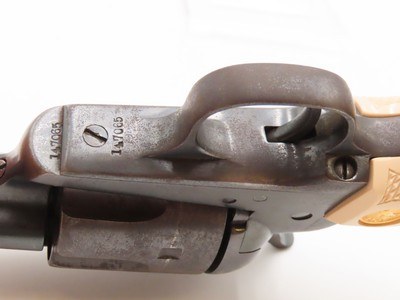LETTERED Antique PEACEMAKER Black Powder Frame SINGLE ACTION ARMY RevolverKANSAS CITY Shipped “COLT .45” Manufactured in 1892 - Image 7 of 20