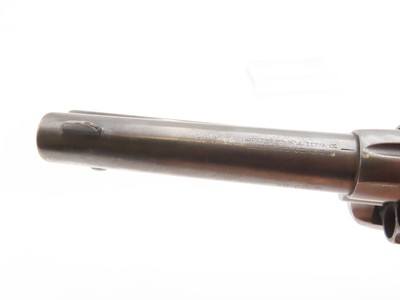 LETTERED Antique PEACEMAKER Black Powder Frame SINGLE ACTION ARMY RevolverKANSAS CITY Shipped “COLT .45” Manufactured in 1892 - Image 20 of 20