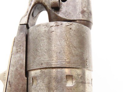 Antique U.S. COLT M1860 Army RICHARDS CONVERSION .44 CF Revolver WILD WESTMARTIALLY MARKED FRONTIER Era 1 of 9,000 Converted - Image 17 of 22