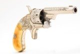 LETTERED & ENGRAVED Antique COLT “OPEN TOP” .22 RF SA POCKET Revolver
Cincinnati, Ohio KITTREDGE & CO. SHIPPED Revolver - 12 of 17