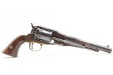 1870s ENGRAVED Antique REMINGTON .38 RF Cartridge Conversion New Model NAVY Remington New Model NAVY REVOLVER in .38 Rimfire - 2 of 17