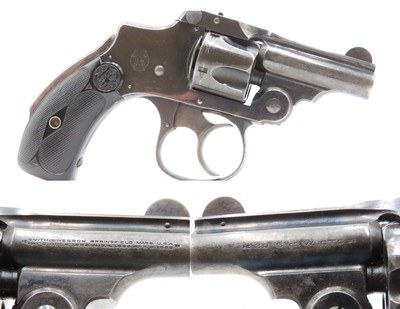 Rare 2” Barrel SMITH & WESSON .32 Safety Hammerless “BICYCLE” Revolver C&R5-Shot Smith & Wesson NEW DEPARTURE Lemon Squeezer