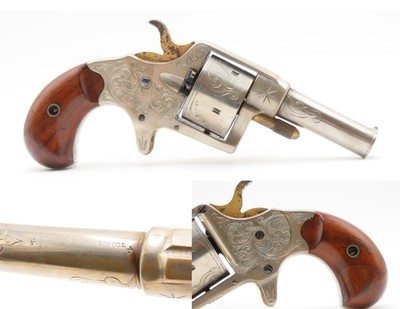 ENGRAVED Rare Antique COLT “HOUSE” Model .41 RF Revolver “JUBILEE