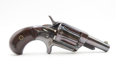 1875 mfr. PARIS RETAILER Antique COLT NEW LINE .38 CF Self Defense Revolver Very Nice FRENCH Faure le Page address on Top Strap