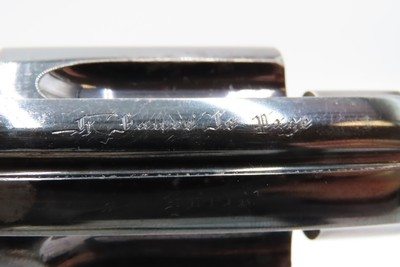 1875 mfr. PARIS RETAILER Antique COLT NEW LINE .38 CF Self Defense Revolver Very Nice FRENCH Faure le Page address on Top Strap - Image 11 of 17