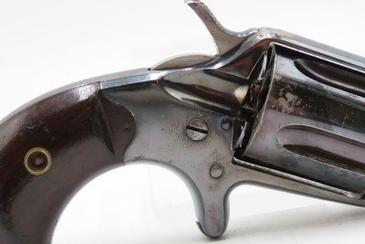 1875 mfr. PARIS RETAILER Antique COLT NEW LINE .38 CF Self Defense Revolver Very Nice FRENCH Faure le Page address on Top Strap - Image 4 of 17
