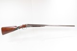 LETTERED Antique PARKER BROTHERS Side by Side DH Grade 3 HAMMERLESS Shotgun 1892 FACTORY ENGRAVED GRADE 3 12 Gauge w/EXTRACTOR - 17 of 25