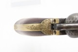 WB Ellis ENGRAVED Antique Pre-CIVIL WAR COLT M1849 Perc. POCKET FRONTIER
1852 mfg. Civil War Revolver Used in the WILD WEST - 11 of 18