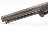 WB Ellis ENGRAVED Antique Pre-CIVIL WAR COLT M1849 Perc. POCKET FRONTIER
1852 mfg. Civil War Revolver Used in the WILD WEST - 2 of 18
