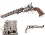 WB Ellis ENGRAVED Antique Pre-CIVIL WAR COLT M1849 Perc. POCKET FRONTIER
1852 mfg. Civil War Revolver Used in the WILD WEST