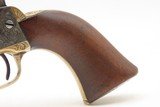 WB Ellis ENGRAVED Antique Pre-CIVIL WAR COLT M1849 Perc. POCKET FRONTIER
1852 mfg. Civil War Revolver Used in the WILD WEST - 4 of 18