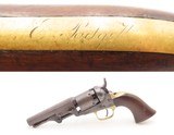 1860 mfr. Pre-CIVIL WAR Antique COLT M1849 .31 Percussion POCKET RevolverPersonalized with “E. Padgett” Inscription