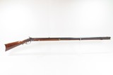 LANCASTER PENNSYLVANIA Antique FORDNEY Long Rifle .40 Caliber STRIPED MAPLE Octagonal Barrel, Double Set Trigger