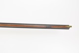 LANCASTER PENNSYLVANIA Antique FORDNEY Long Rifle .40 Caliber STRIPED MAPLE Octagonal Barrel, Double Set Trigger - 6 of 20