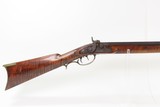 LANCASTER PENNSYLVANIA Antique FORDNEY Long Rifle .40 Caliber STRIPED MAPLE Octagonal Barrel, Double Set Trigger - 4 of 20