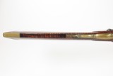 LANCASTER PENNSYLVANIA Antique FORDNEY Long Rifle .40 Caliber STRIPED MAPLE Octagonal Barrel, Double Set Trigger - 9 of 20