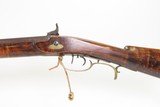 R.T. ELLIS & CO. New York Antique ENGRAVED Full-Stock Percussion LONG RIFLE Double Set Trigger HUNTING/HOMESTEAD Longarm - 21 of 24