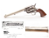 1882 mfr Antique COLT FRONTIER SIX-SHOOTER .44-40 WCF SAA Revolver LETTERED ACID ETCHED BARREL; BLACK POWDER FRAME