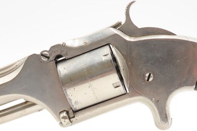 CIVIL WAR Antique SMITH & WESSON No. 2 “Old Army” .32 RF WILD BILL HICKOCKDEAD MAN’S HAND Revolver w/EARLY TWO PIN BACKSTRAP - Image 15 of 18