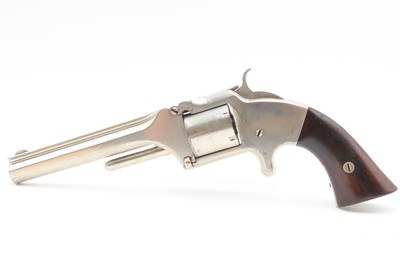 CIVIL WAR Antique SMITH & WESSON No. 2 “Old Army” .32 RF WILD BILL HICKOCKDEAD MAN’S HAND Revolver w/EARLY TWO PIN BACKSTRAP - Image 13 of 18