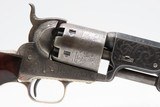 CASED & FACTORY ENGRAVED Pre-Civil War Antique COLT M1851 Percussion NAVY
With Rare “Donut” Engraving Done 1851-1852 - 6 of 25