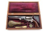 CASED & FACTORY ENGRAVED Pre-Civil War Antique COLT M1851 Percussion NAVY
With Rare “Donut” Engraving Done 1851-1852 - 13 of 25