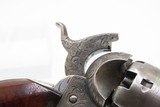 CASED & FACTORY ENGRAVED Pre-Civil War Antique COLT M1851 Percussion NAVY
With Rare “Donut” Engraving Done 1851-1852 - 21 of 25