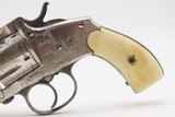 FACTORY PANEL SCENE ENGRAVED Antique MERWIN, HULBERT Medium Frame Revolver
DESIREABLE WILD WEST Double Action w/IVORY GRIPS - 15 of 15