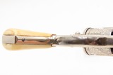 FACTORY PANEL SCENE ENGRAVED Antique MERWIN, HULBERT Medium Frame Revolver
DESIREABLE WILD WEST Double Action w/IVORY GRIPS - 3 of 15