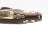 ENGRAVED/SILVER Mounted SLOTTER & CO. Antique DERRINGER Percussion Pistol
Period Copy of Henry Deringer’s Pistol J.P. LOWER - 8 of 17