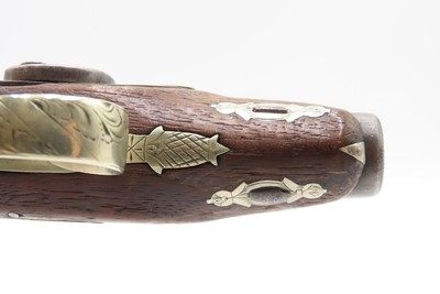 ENGRAVED/SILVER Mounted SLOTTER & CO. Antique DERRINGER Percussion PistolPeriod Copy of Henry Deringer’s Pistol J.P. LOWER - Image 8 of 17