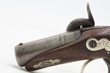 ENGRAVED/SILVER Mounted SLOTTER & CO. Antique DERRINGER Percussion Pistol
Period Copy of Henry Deringer’s Pistol J.P. LOWER - 14 of 17
