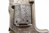 ENGRAVED CIVIL WAR Antique SMITH & WESSON No. 2 “Old Army” .32 PEARL GRIPS
“DEAD MAN’S HAND” Revolver GOLD & SILVER PLATING - 19 of 20