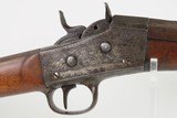 RARE & DESIRABLE Antique REMINGTON No. 1 Rolling Block .50 RF BUFFALO Rifle GAME SCENE FACTORY ENGRAVED Manufactured 1868-88 - 18 of 20