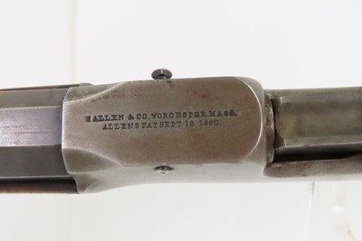 CIVIL WAR Antique ETHAN ALLEN & CO. Drop Breech .38 RF Single Shot RIFLEFalling Block Single Shot Rifle in .38 Caliber with Sling - Image 14 of 19