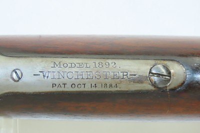 Antique WINCHESTER M1892 Lever Action .38-40 WCF REPEATING Rifle FRONTIERPre-TURN OF THE CENTURY Repeater Made in 1896 - Image 11 of 20