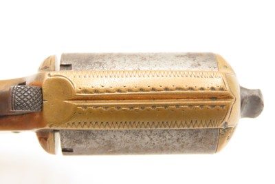 Scarce ENGRAVED Antique JAMES REID “My Friend” .22 Revolver KNUCKLE DUSTERPost-Civil War BRASS KNUCKLE - PISTOL Combination - Image 7 of 13