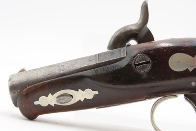 SILVER MOUNTED Antique C. CURRY Retailer HENRY DERINGER Percussion PistolFactory Engraved SAN FRANCISCO SHIPPED Pistol - Image 10 of 14