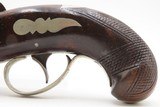 SILVER MOUNTED Antique C. CURRY Retailer HENRY DERINGER Percussion Pistol
Factory Engraved SAN FRANCISCO SHIPPED Pistol - 13 of 14