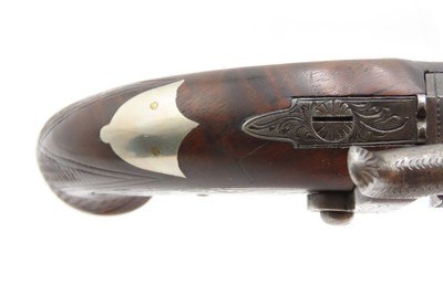 SILVER MOUNTED Antique C. CURRY Retailer HENRY DERINGER Percussion PistolFactory Engraved SAN FRANCISCO SHIPPED Pistol - Image 11 of 14