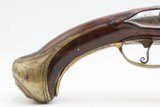Late 1700s LECONTE/A.LIEGE Marked Antique BELGIAN Flintlock HOLSTER PistolENGRAVED .65 Cal. LARGE Self Defense HORSE Pistol - 5 of 17