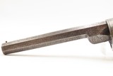 ENGRAVED Antique RICHARDS BAR HAMMER Transitional PERCUSSION DA RevolverMid 1800s DOUBLE ACTION .44 Caliber Firearm - 13 of 18