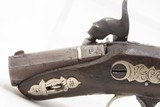 ENGRAVED/SILVER Antique A.J. PLATE DERRINGER Percussion PEANUT SIZE PistolSLOTTER & CO. Period Copy Henry Deringer’s Pistol - 14 of 17