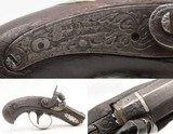 ENGRAVED/SILVER Antique A.J. PLATE DERRINGER Percussion PEANUT SIZE Pistol
SLOTTER & CO. Period Copy Henry Deringer’s Pistol