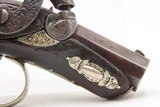 ENGRAVED/SILVER Antique A.J. PLATE DERRINGER Percussion PEANUT SIZE PistolSLOTTER & CO. Period Copy Henry Deringer’s Pistol - 3 of 17