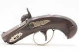ENGRAVED/SILVER Antique A.J. PLATE DERRINGER Percussion PEANUT SIZE PistolSLOTTER & CO. Period Copy Henry Deringer’s Pistol - 13 of 17
