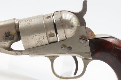 Antique COLT M1862 POCKET NAVY .38 RF Conversion w/SHARP CYLINDER SCENECLASSIC COLT Revolver Chambered in .38 RIMFIRE - Image 18 of 23