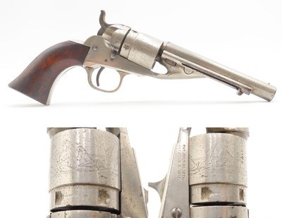 Antique COLT M1862 POCKET NAVY .38 RF Conversion w/SHARP CYLINDER SCENECLASSIC COLT Revolver Chambered in .38 RIMFIRE